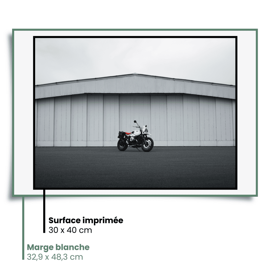 Dimensions surface imprimée et papier