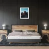 Exemple du tirage encadré dans un décors intérieur.