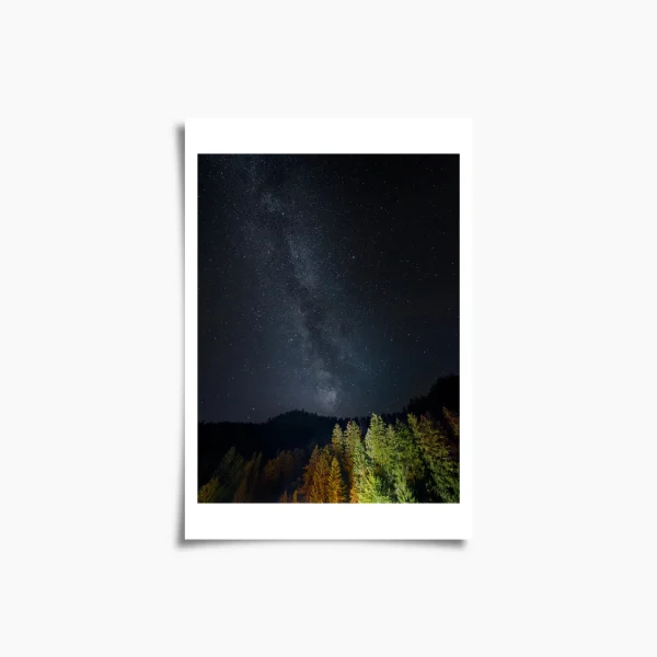Visuel du tirage papier vendu avec marges blanches autour.