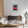 Exemple du tirage encadré dans un décors intérieur.